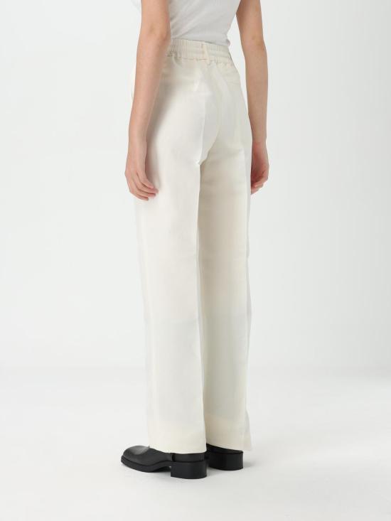 25FW 버버리 스트레이트 팬츠 8088801 White - BURBERRY