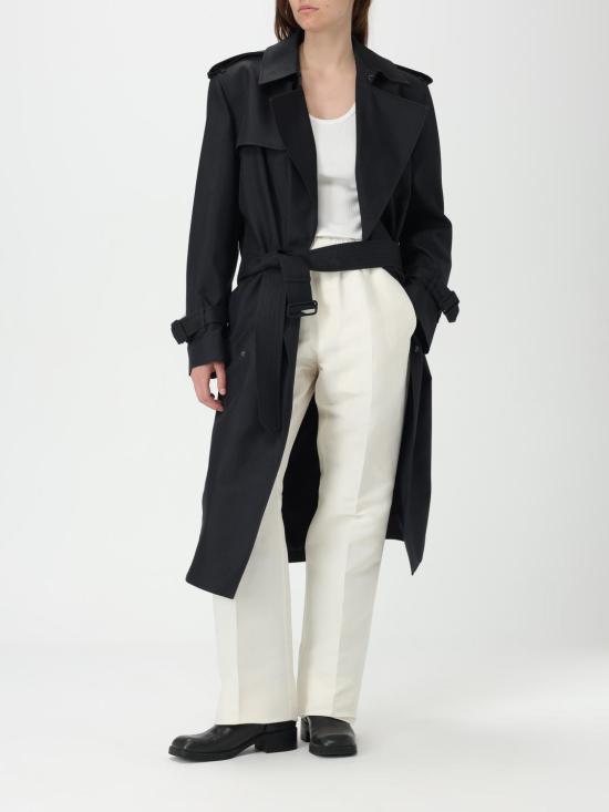 25FW 버버리 스트레이트 팬츠 8088801 White - BURBERRY