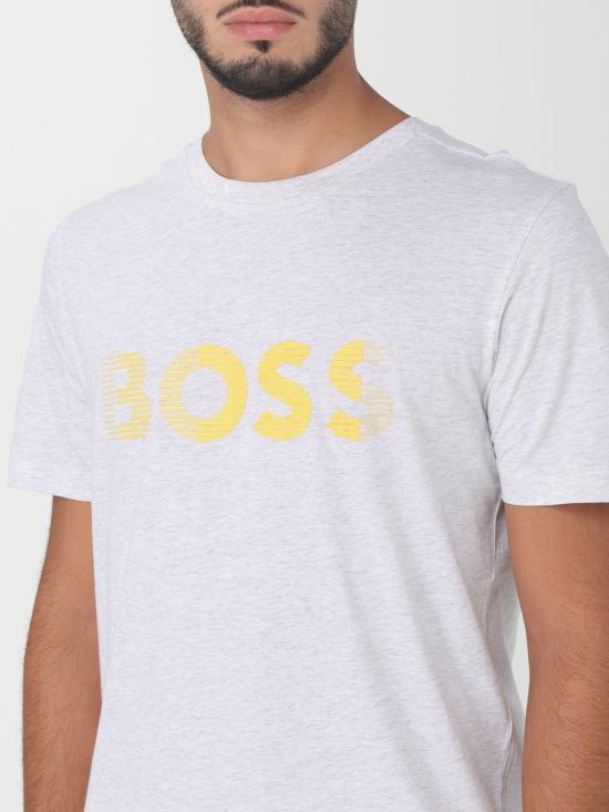  보스 반팔 티셔츠 50494106 057 Yellow - BOSS