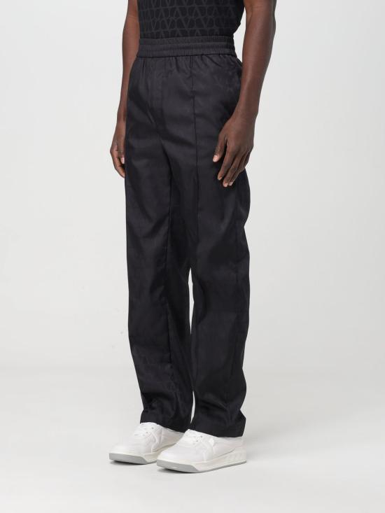 25FW 발렌티노 가라바니 스트레이트 팬츠 4V3RB0Q79UW MXM Black - VALENTINO GARAVANI