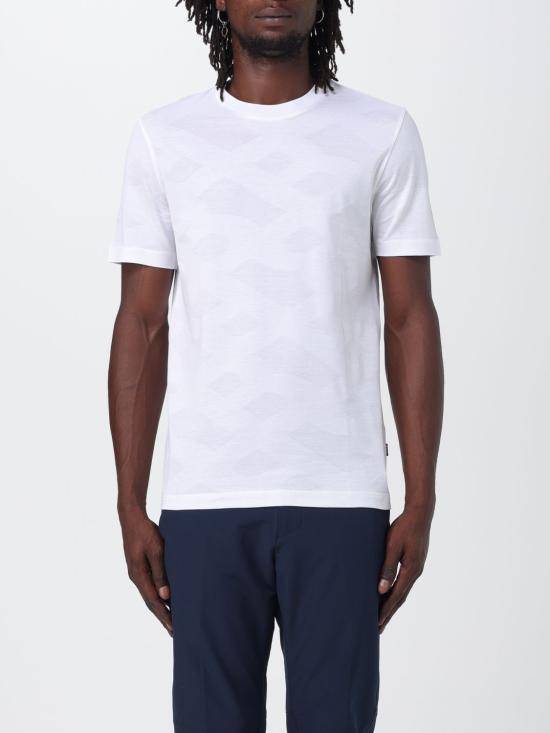  보스 반팔 티셔츠 50495728 100 White