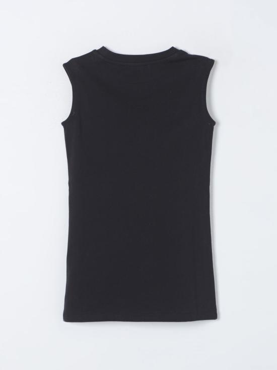 25FW [키즈] 발망 원피스 BU1C72Z0057 930OR Black - BALMAIN