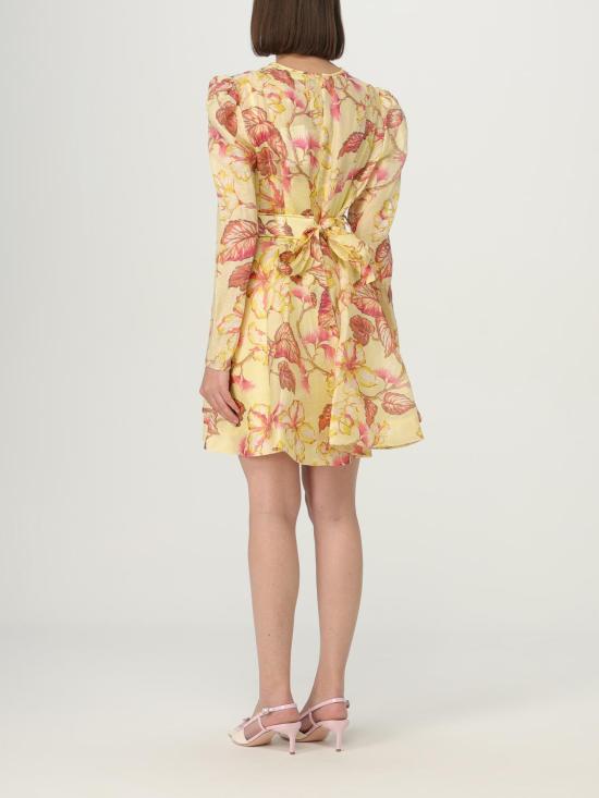  짐머만 숏 원피스 8985DMAT YEHI Yellow - ZIMMERMANN