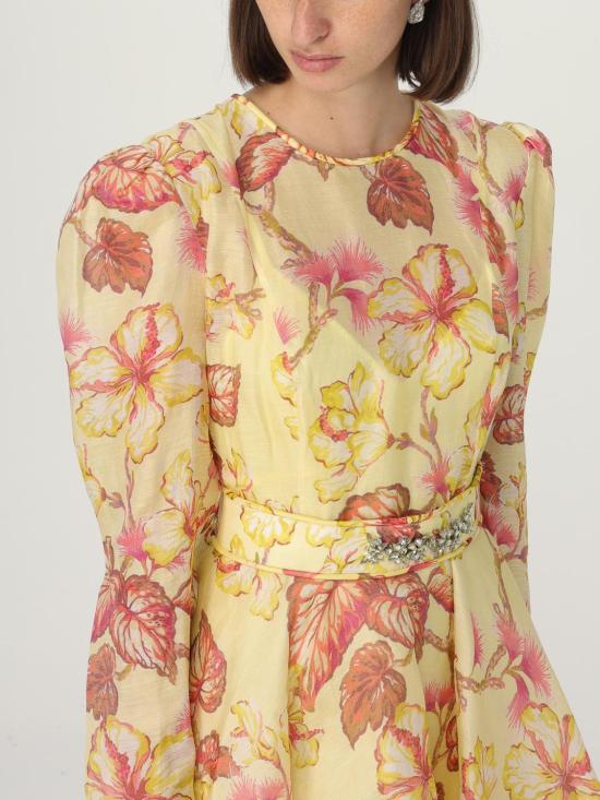  짐머만 숏 원피스 8985DMAT YEHI Yellow - ZIMMERMANN