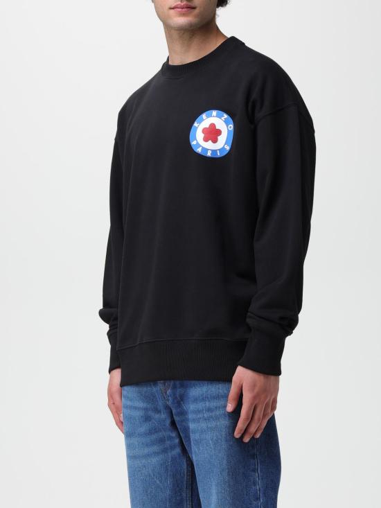  겐조 긴팔 티셔츠 FD65SW0734MF 99J Black - KENZO