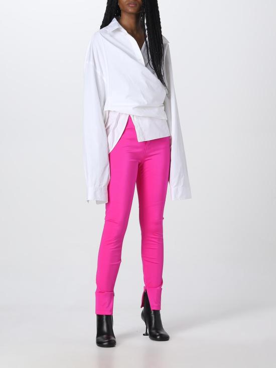  발렌시아가 팬츠 704752TVK15 6840 Pink - BALENCIAGA