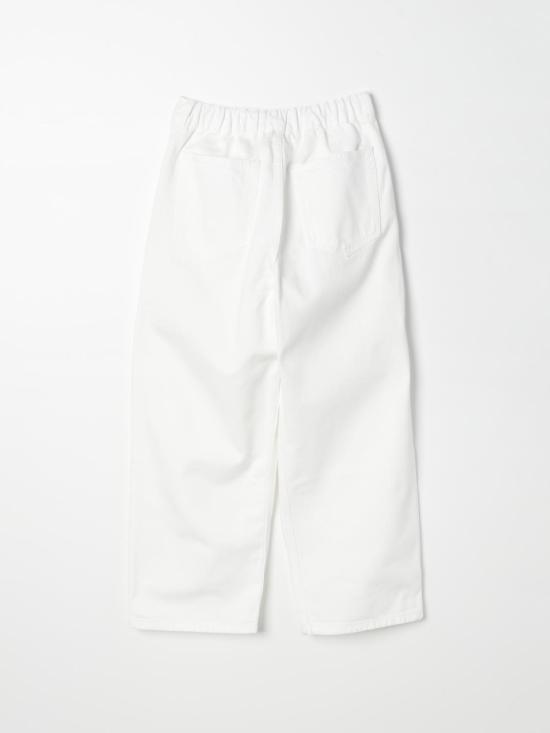  [키즈] MM6 메종마르지엘라 스트레이트 팬츠 M60451MM015 M6101 Ivory - MM6 MAISON MARGIELA