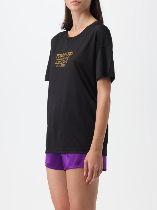  톰포드 반팔 티셔츠 TSJ560FAX835 XLBGO Black - TOMFORD