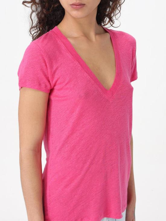 25FW 이로 반팔 티셔츠 WP19RODEO PIN04 Fuchsia - IRO