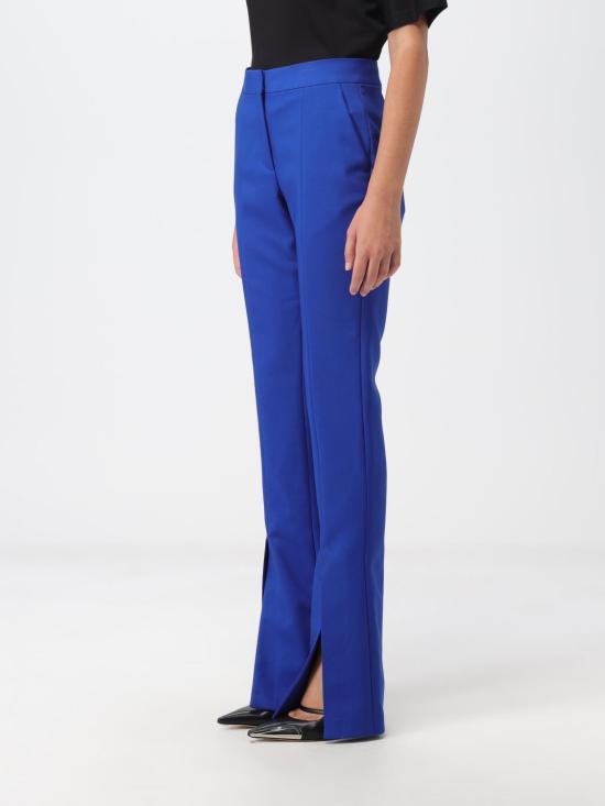 25FW 오프화이트 스트레이트 팬츠 OWCA136F23FAB001 4545 Blue - OFF WHITE