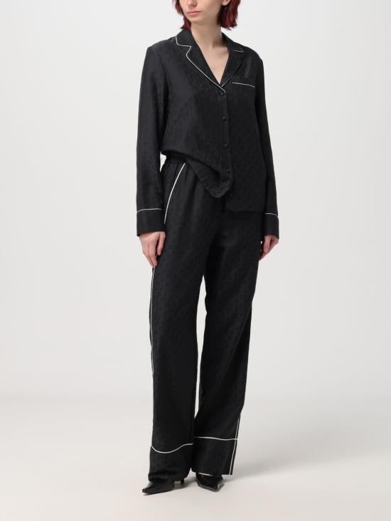 25FW 오프화이트 블라우스 OWGE016C99FAB001 1000 Black - OFF WHITE