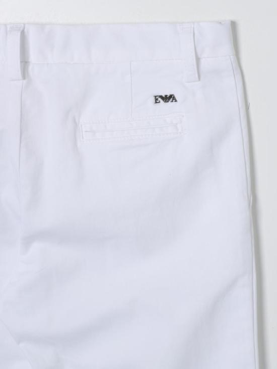 25FW [키즈] 엠포리오 아르마니 트레이닝/조거 팬츠 8N4P604N6YZ 0100 White - EMPORIO ARMANI