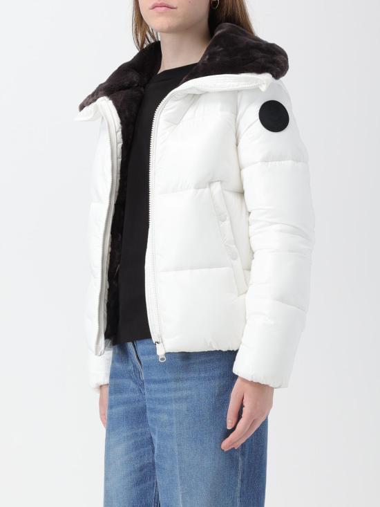  세이브더덕 숏패딩 D30974WLUCK17 00002 White - SAVE THE DUCK