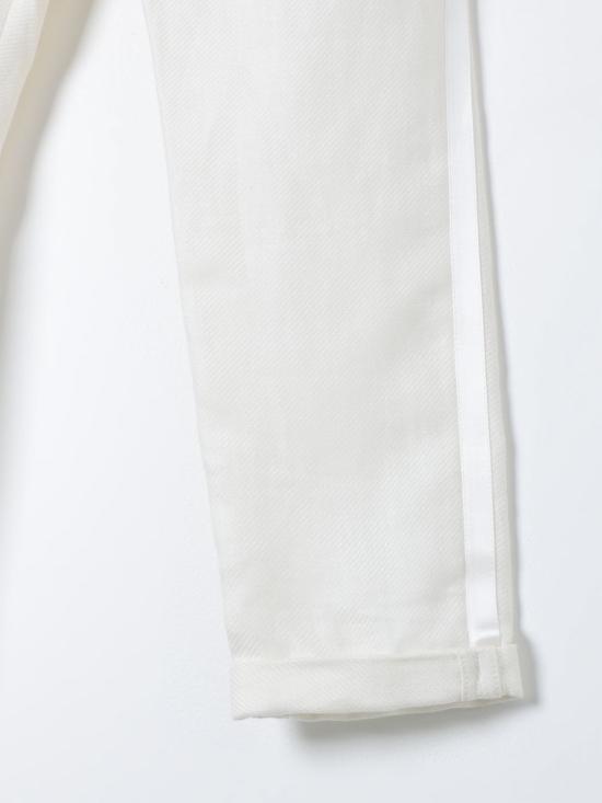 25FW [키즈] 브루넬로 쿠치넬리 트레이닝/조거 팬츠 BW482S502 C601 White - BRUNELLO CUCINELLI