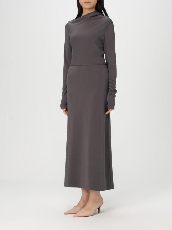 25SS 토템 롱 원피스 251WRD4459FB0162 128 Grey - TOTEME