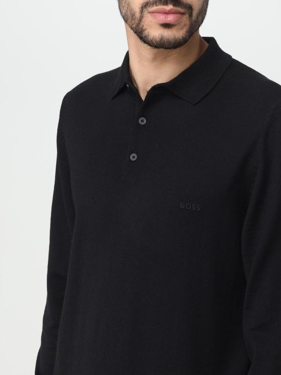  보스 스웨터 50476357 001 Black 1 - BOSS