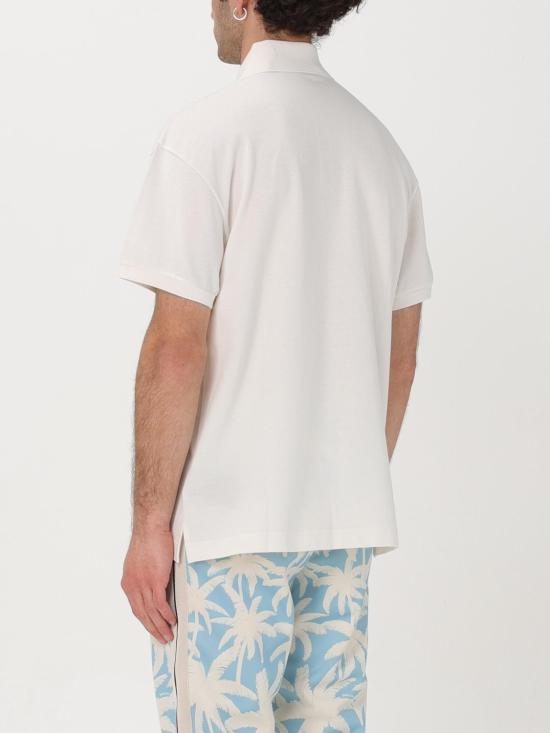 25FW 팜앤젤스 폴로 티셔츠 PMGB012R24FAB001 0303 White - PALM ANGELS