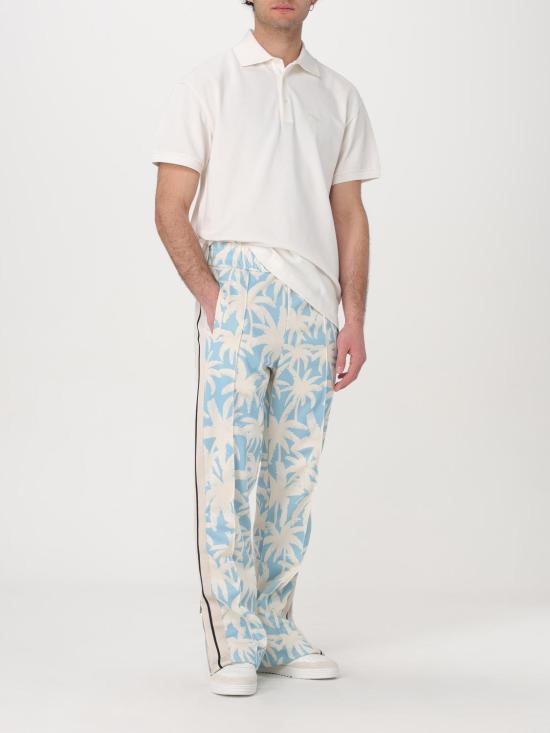 25FW 팜앤젤스 폴로 티셔츠 PMGB012R24FAB001 0303 White - PALM ANGELS