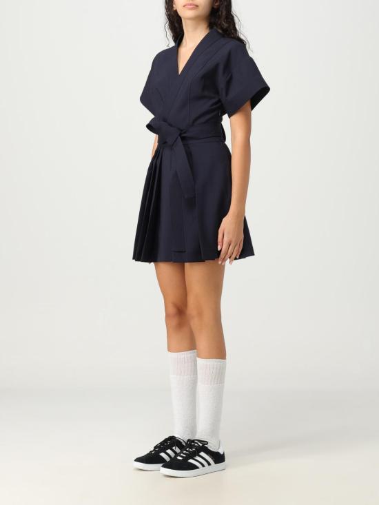  겐조 숏 원피스 FD62RO2539GE 77 Blue - KENZO