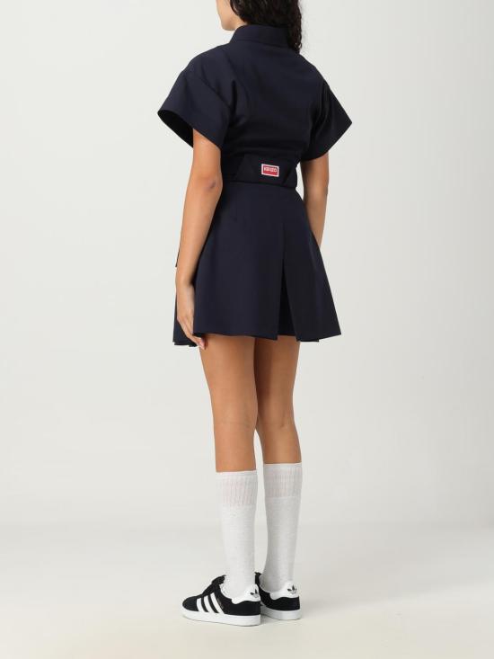  겐조 숏 원피스 FD62RO2539GE 77 Blue - KENZO