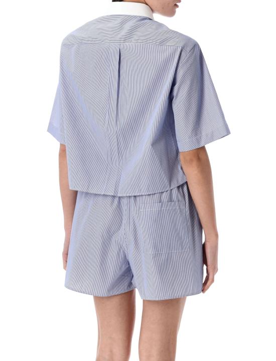 25SS 스포티앤리치 셔츠 SI018606302ST02 3896 BLUE WHITE STRIPES - SPORTY & RICH