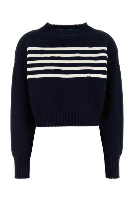 25SS 프라다 스웨터 P24Q2SSOOO17BG F022X BLUE