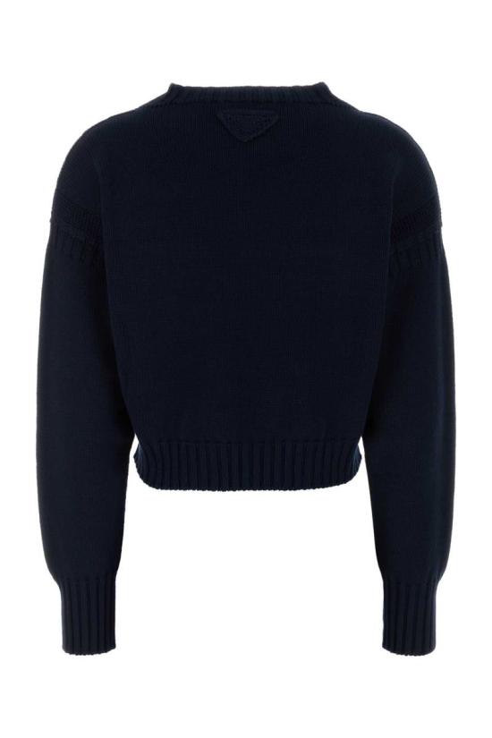 25SS 프라다 스웨터 P24Q2SSOOO17BG F022X BLUE - PRADA