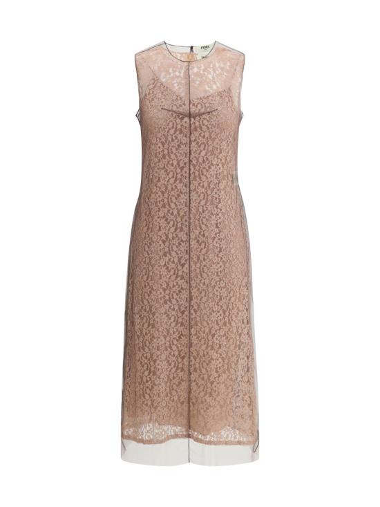 25SS 펜디 미디 원피스 FDD298AUP7 F1T47 PINK