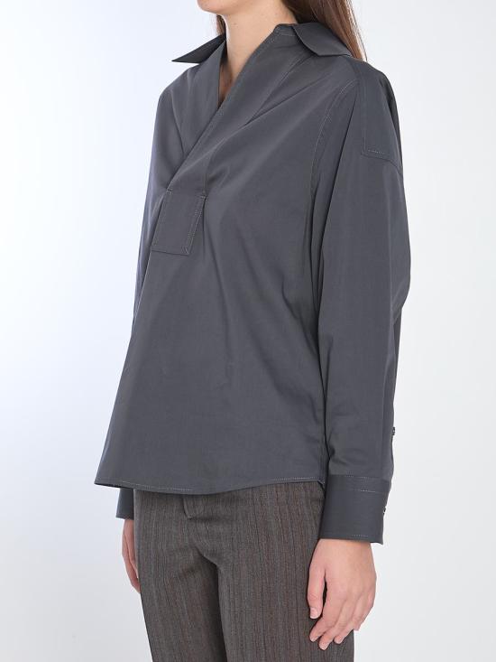 25SS 보테가베네타 블라우스 34211486 819968 V3YS0 1592 GREY - BOTTEGA VENETA