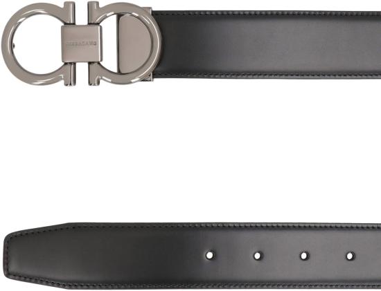  살바토레 페라가모 가죽 벨트 679938 694531 Black - SALVATORE FERRAGAMO
