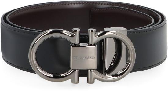  살바토레 페라가모 가죽 벨트 679938 694531 Black - SALVATORE FERRAGAMO