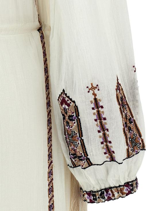 25SS 이자벨마랑에뚜왈 미디 원피스 RO0673FAC1J11EECOE WHITE - ISABEL MARANT ETOILE