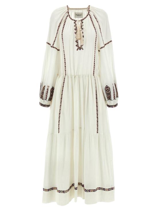 25SS 이자벨마랑에뚜왈 미디 원피스 RO0673FAC1J11EECOE WHITE