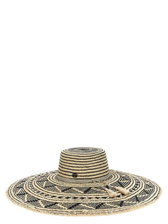 25SS 메종미셸 버킷햇 1197002001NATURALBLACK Multicolor - MAISON MICHEL