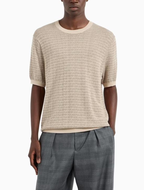 25SS 엠포리오 아르마니 스웨터 EM000867AF13844F1041 SILVER LINNING MICRO - EMPORIO ARMANI