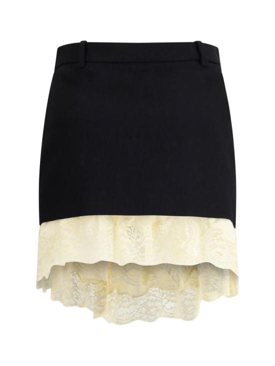 25SS 발렌시아가 숏 스커트 831246 TMT32 1000 Black