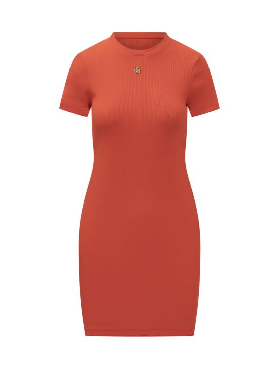 25SS 지방시 숏 원피스 BW22CM3YQS 800 ORANGE