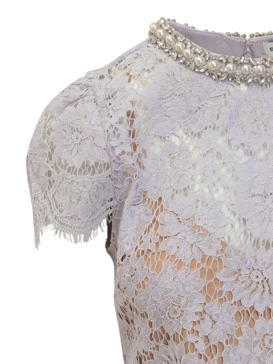 25SS 셀프 포트레이트 숏 원피스 SS25049SL LILAC - SELF PORTRAIT