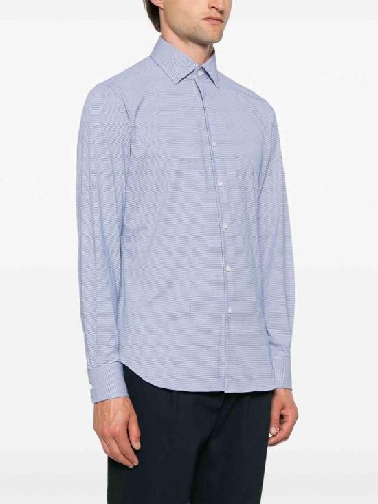  싸쿠스 긴팔 셔츠 ACT531ML71608002 Blue - XACUS