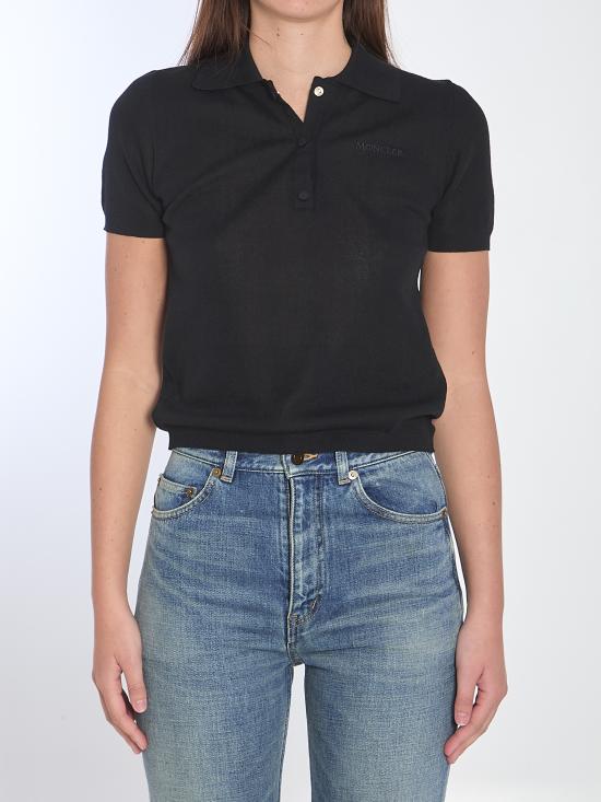 25SS 몽클레어 폴로 티셔츠 9A00004 BLACK