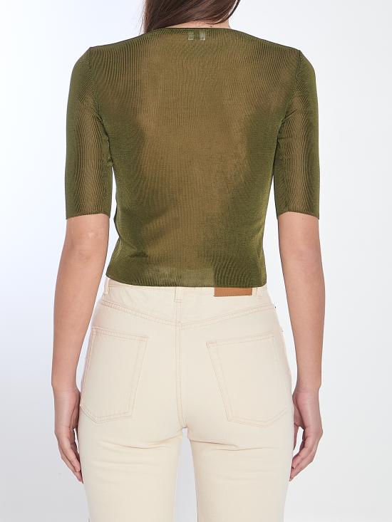 25SS 생로랑 반팔 티셔츠 819910 GREEN - SAINT LAURENT