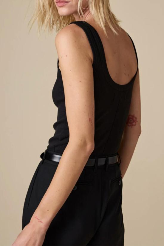  SOLD OUT 민소매 티셔츠 매진 스쿱 탱크 블랙 - OTHER BRANDS