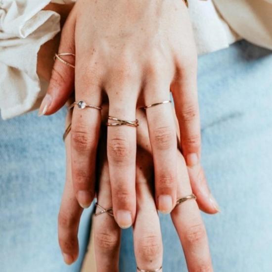  Devi Arts Collective 반지 데비 아트 콜렉티브 골드 오빗 메디에이션 링 - OTHER BRANDS