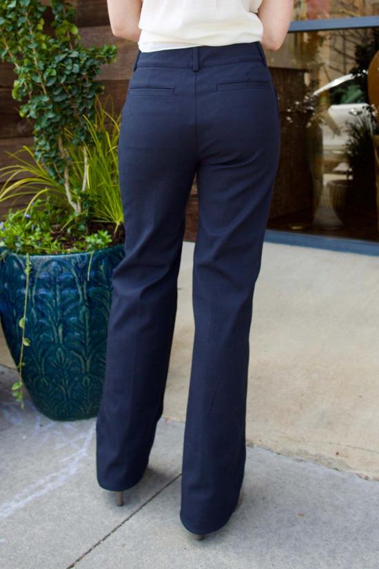  에이엘씨 스트레이트 팬츠 A.L.C. Simon Pant 해양 해군 - A.L.C.