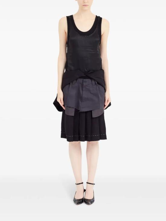 25SS 마르지엘라 숏 원피스 S51DD0029MTN059 900 Black and Anthracite - MAISON MARGIELA