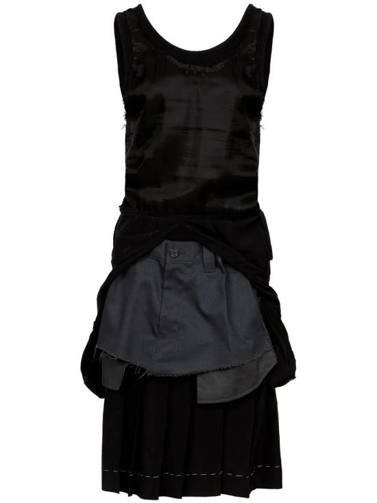 25SS 마르지엘라 숏 원피스 S51DD0029MTN059 900 Black and Anthracite - MAISON MARGIELA