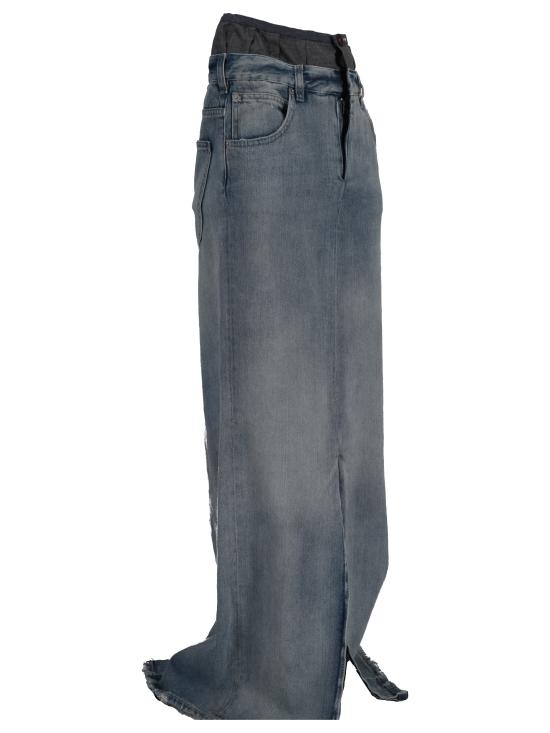 25SS 마르지엘라 롱 스커트 S51MI0006S30383 961 LIGHT BLUE - MAISON MARGIELA