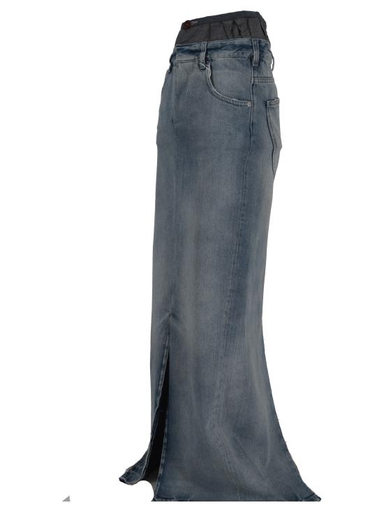 25SS 마르지엘라 롱 스커트 S51MI0006S30383 961 LIGHT BLUE - MAISON MARGIELA