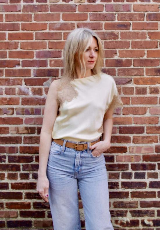  에이엘씨 셔츠 A.L.C. 알레시아 탑 라이트 카나리/베이지 - A.L.C.