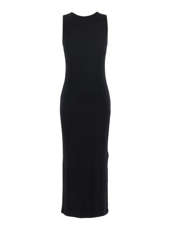 25SS 메종키츠네 롱 원피스 MW01602KJ0125P199 Black - MAISON KITSUNE